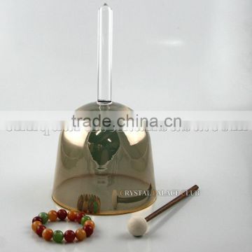 special pure 24k gold quartz crystal singing bowls with handle
