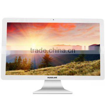 Hailan 21.5" high quality all in one pc led backboard quad core desktop computer