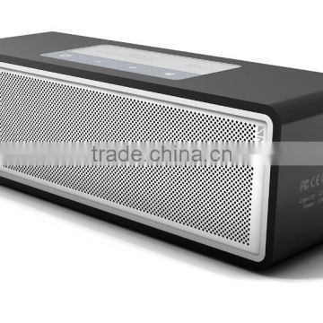 Metal case 15w stainless steel wire 2200mah outdoor stereo bluetooth speaker