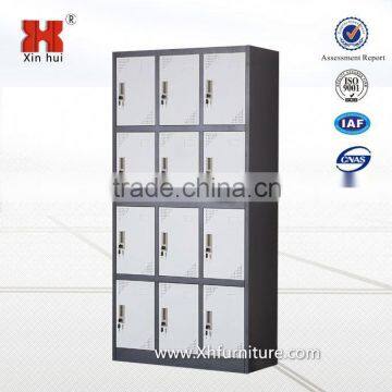 Cheap Knock down 12 door school metal storage lockers