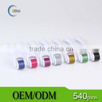 China derma roller manufacturer selling ce and rohs certificate derma roller with different color head