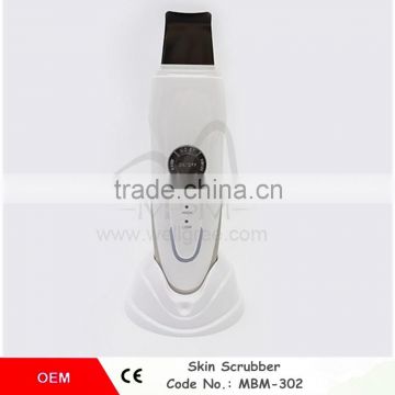 Ultrasonic Spatula Skin Scrubber Dermabrasion Skin Cleanser MINI Portable Facial Cleaner