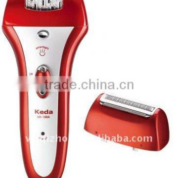 Electrical Rechargeable 2 Heads Ladies Epilator Shaver