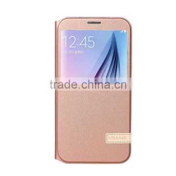 2016 Newest Quality USAMS CASE FOR Samsung Galaxy S7 ,USAMS Terse PC+PU Leather Case Cover For Samsung Galaxy S7 Edge