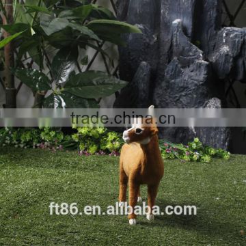 wholesale unstuffed plush animals plastic goat figurine for yard