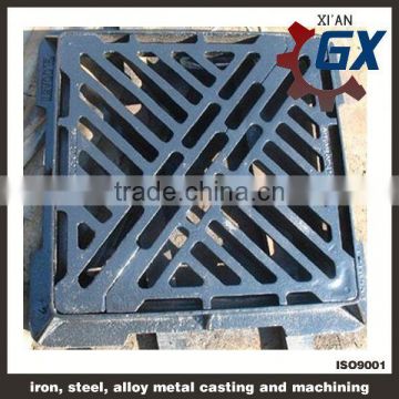 BS EN124 rectangular cast iron storm drain grate