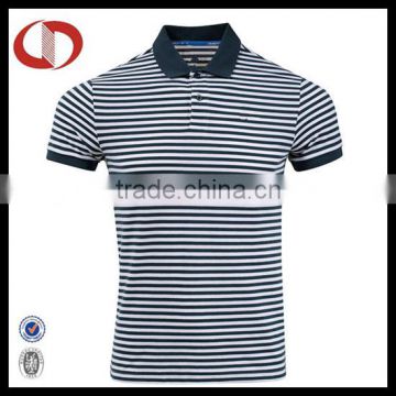 Mens custom design polo shirt with stripe