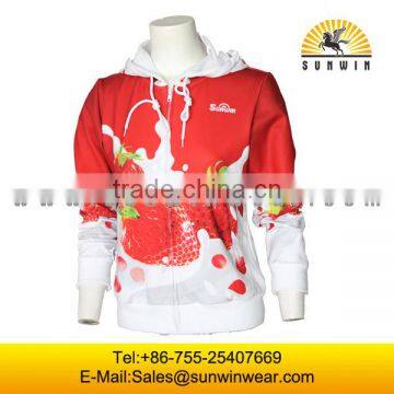 New Style Fashion Hoodie Sweatshirt High quality sublimation printed hoodies For Girls