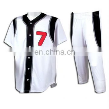 Wholesale Men's Custom 100% Polyester Baseball Uniforms