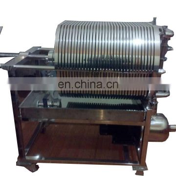 Juice Stainless Steel Plate and Frame Filter Press