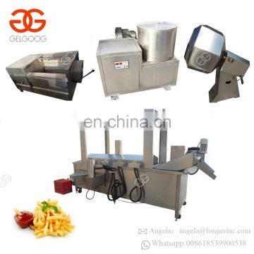 High Quality Automatic Sweet Potatoes Fries Making Frozen French Fries Production Line Fresh Potato Chips Factory Machines