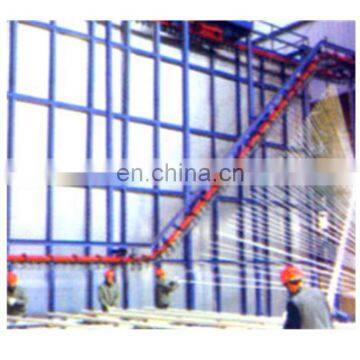 Automatic powder coating booth for aluminium profiles 60