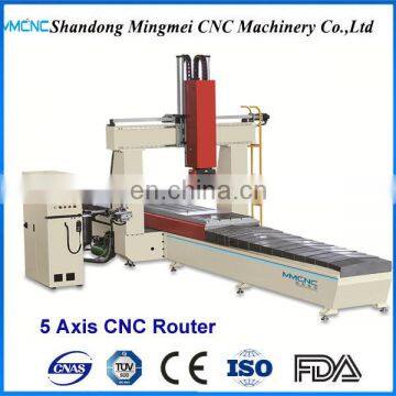 Gantry plastic steel and aluminum milling 5 axis cnc machine with good price