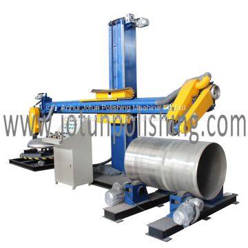 Jotun abrasive belt tank and dish head polishing machine for metal