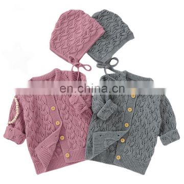 Baby Girls Sweater Spring Toddler Girls Cardigan Coat Jacket Cotton Knitting Baby Cardigan Girl Coat Infant Baby Toddler Sweater