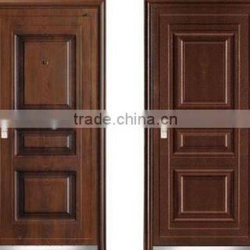 DOUBLE color popular Russia steel door (lt-313) new model