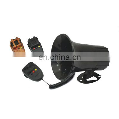 Sound Police Car Siren Vehicle Horn with Mic PA Speaker System
