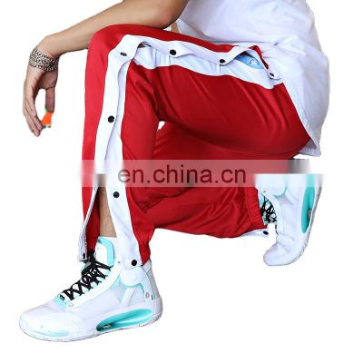 Manufacturer customized men's spring and summer thin fashion trousers leisure sports side slit sports pants