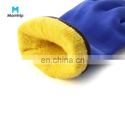 Rubber Industrial PVC heavy duty dirty work hand athletic works weight lifting heated gloves