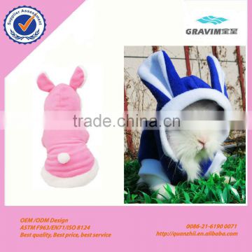 Plush Toy,plush pet clothes with rabbit