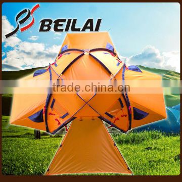3 functions family outdoor camping tent for 6 persons