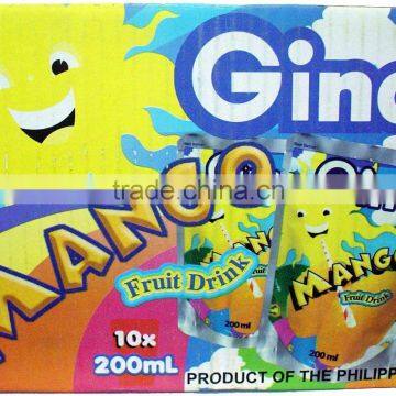 Gina Mango Doy Juice Drink 10-200 Ml