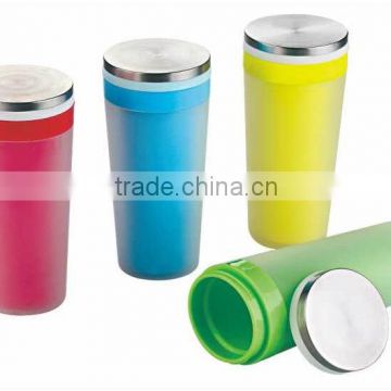 S/S+PP 6.6*5.2*16 New design of high quality color cup/useful cup