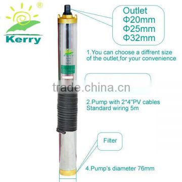 DC Brushless Submersible water pump for drinking water & garden & high building & aqurium