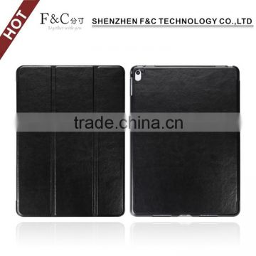 Black Three Folding Leather Case Cover For iPad Pro 9.7 For Sale