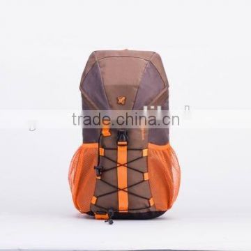 Waterproof brown hiking backpack,camping backpack