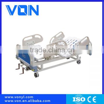 2 Functions Used Manual Hospital Bed Price with CE and ISO Approved