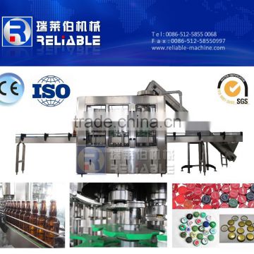 Automatic Carbonated Beer Bottling Line / Plant