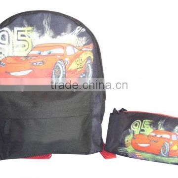 2015 Racing car designed school bags