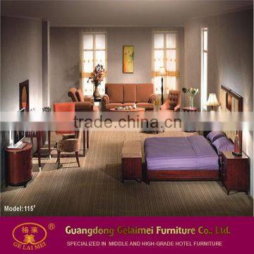 115# China Supplier italian solid bed wood furniture