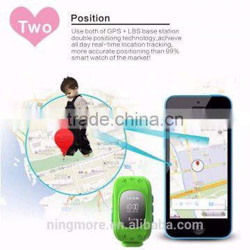 2016 Live tracking Children Smart GPS Tracking Watch with WiFi Database