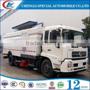 Dongfeng 132hp 150hp public street sweeper truck 4x2 Vacuum Street Dust Suction Road Sweeper Truck