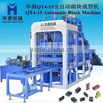 HY-QT4-15 hydraulic concrete hollow block making machine price