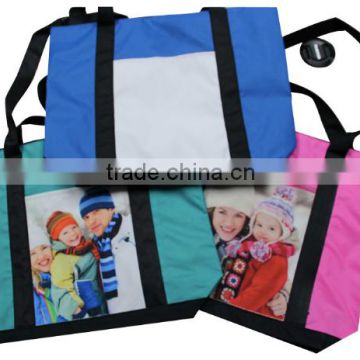 Hot sale Blank printable Sublimation canvas Shopping Bag ,baby bag