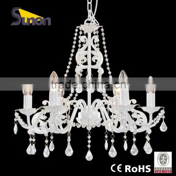 SD1098-8 Enjory Well Market In The European Markting And European Style Wrought Iron Fancy Luster And Sparkle Crystal Chandelier