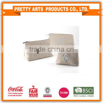 Sedex pillar 4 factory audit customized linen cosmetic bag