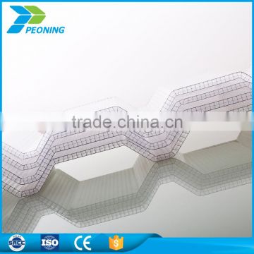 colored transparent pc corrugated plastic sheet for sale