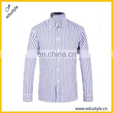 2017 Latest Custom Stripe Pictures Of Formal Shirts Men