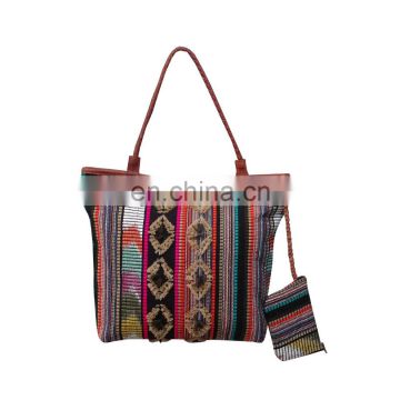 Wholesale Hand Woven Hand Bag Indian Unique Handmade Girl's Tote Bag