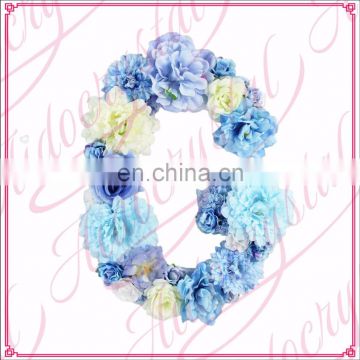 Aidocrystal Wedding Decor Monogram Letter Flower Initial in Your Color Choice