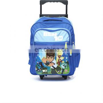 Cartoon trolley school bag for primary school boys