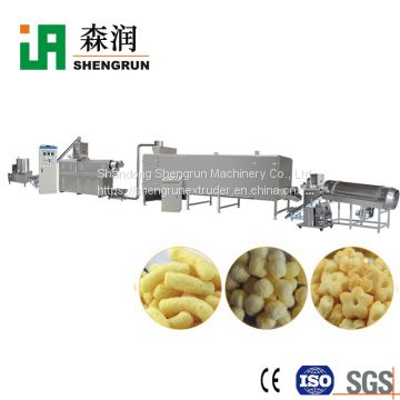 Automatic corn cheese ball machine puff snack food extruder
