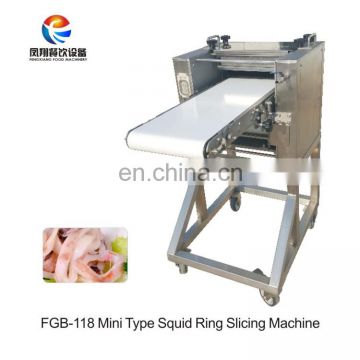 Industrial Automatic Giant Squid Wings Strips Cutting Slicing Machine