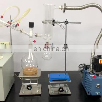 Lab Kit Glass Vacuum 10 L Short Path Evaporator For Liquid
