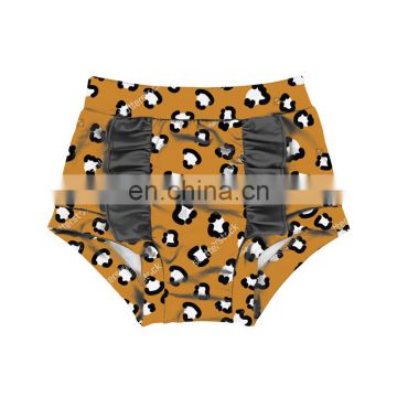 Spot pattern black frilling Baby Girls Short Pants loose soft Summer Girls pants wholesale