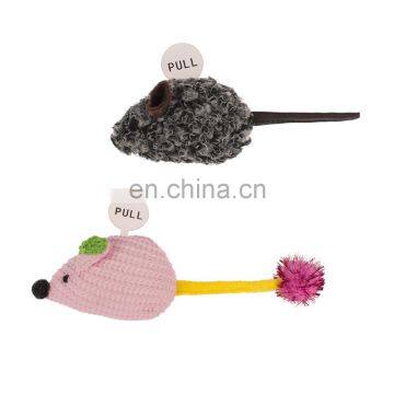 Wholesale Custom Free Samples Mouse Fish Shape Plush Xmas Pet Cat Toy Balls Set Pack With Catnip